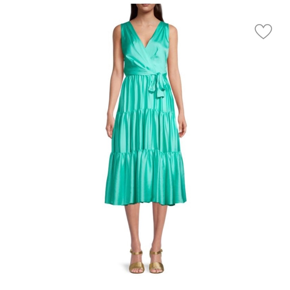 Ungaro Alyssa Tiered Dress In Punch  - SZ S - NWT - MSRP $595